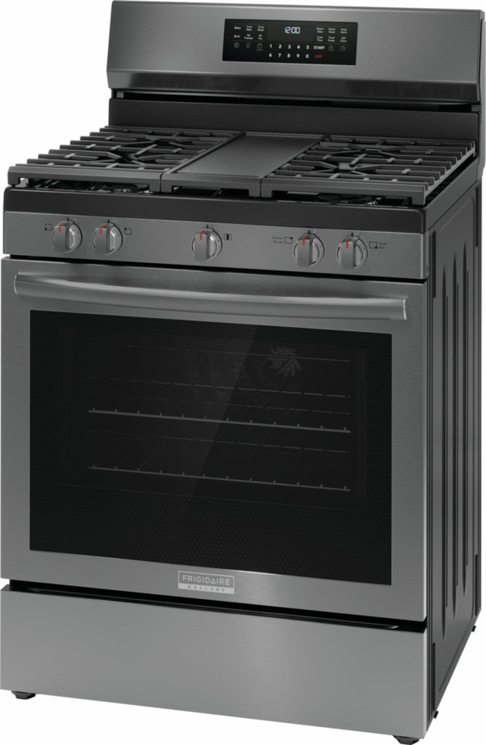 Frigidaire Gallery - 5.3 cu. ft Gas Range in Black Stainless - GCRG3060BD