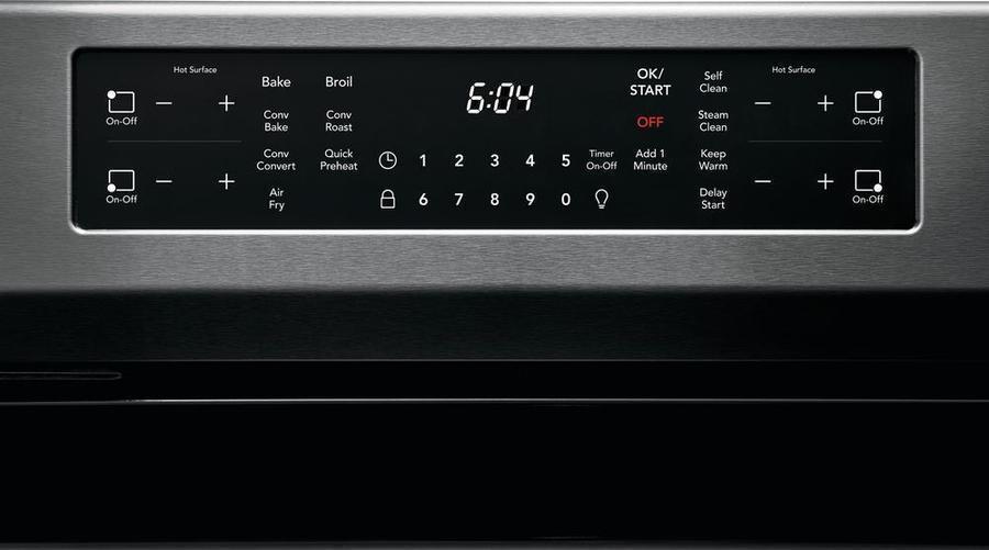 Frigidaire Gallery - 5.4 cu. ft Induction Range in Black Stainless - GCRI305CAD
