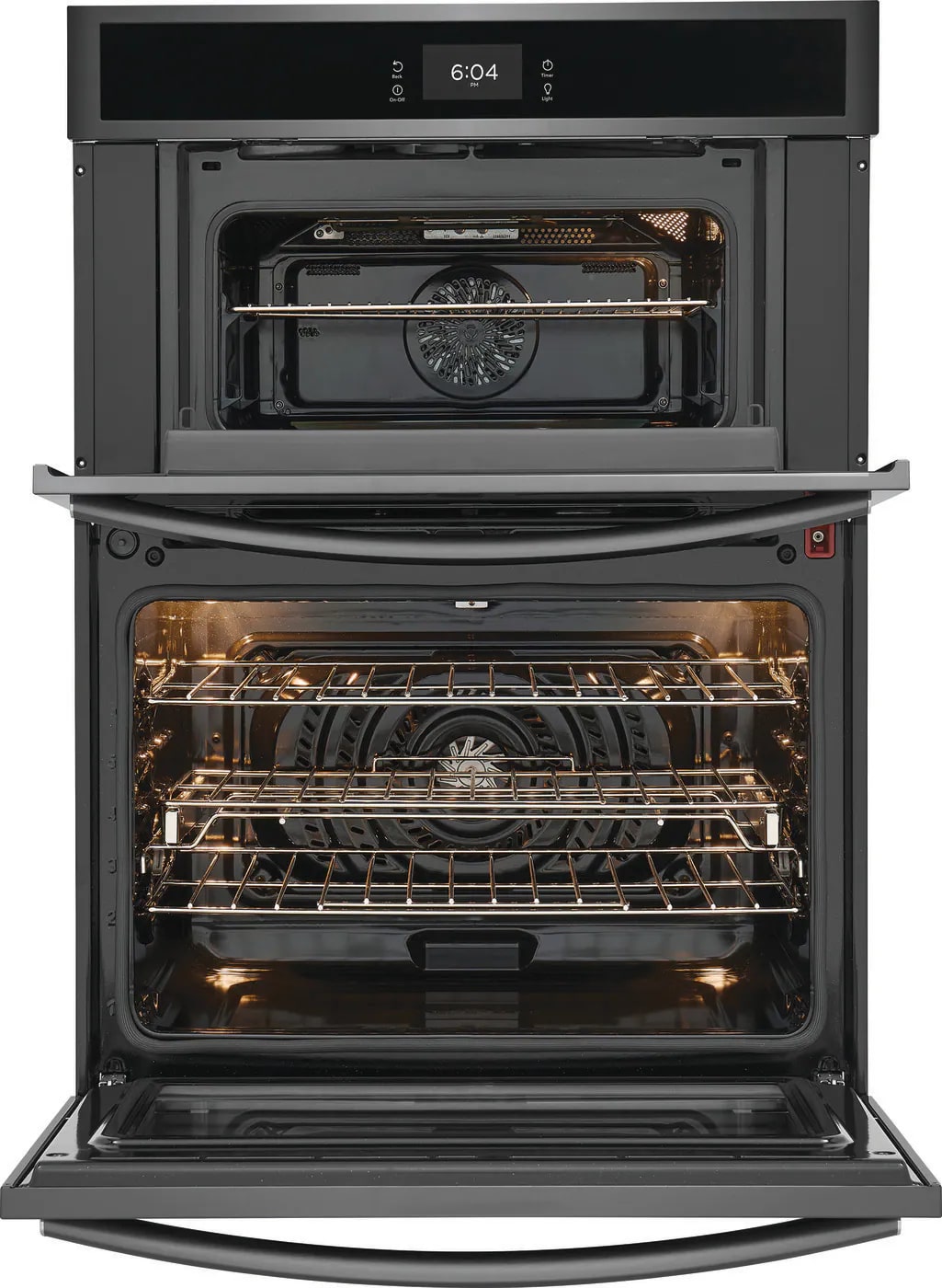 Frigidaire Gallery - 7 cu. ft Combination Wall Oven in Black Stainless - GCWM3067AD