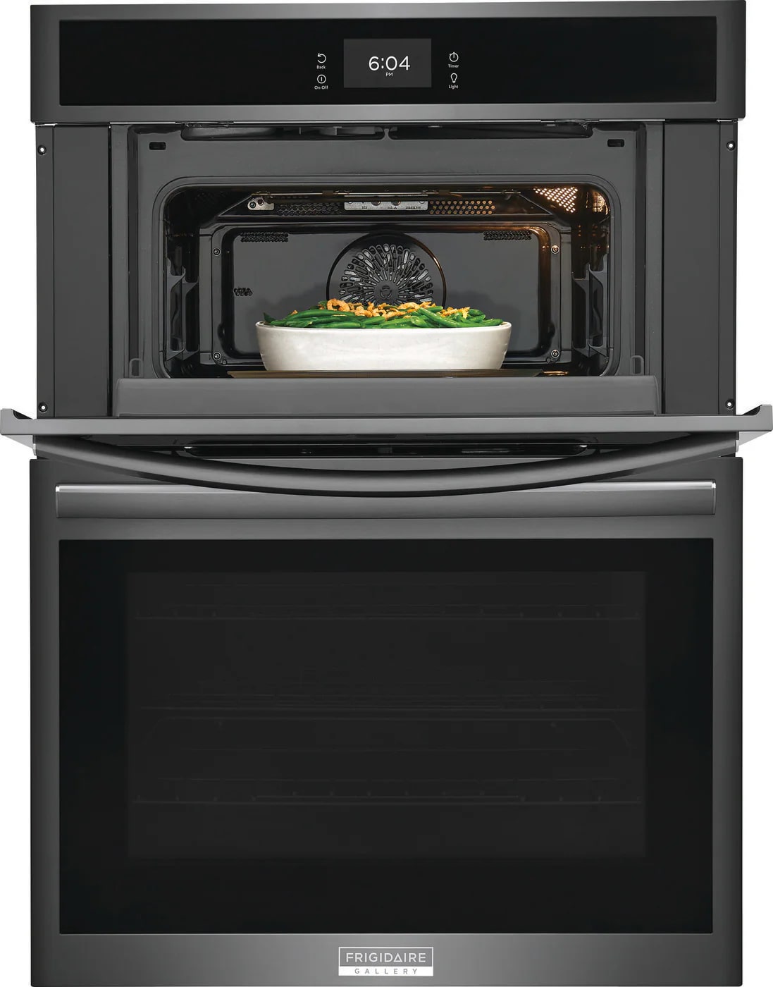 Frigidaire Gallery - 7 cu. ft Combination Wall Oven in Black Stainless - GCWM3067AD