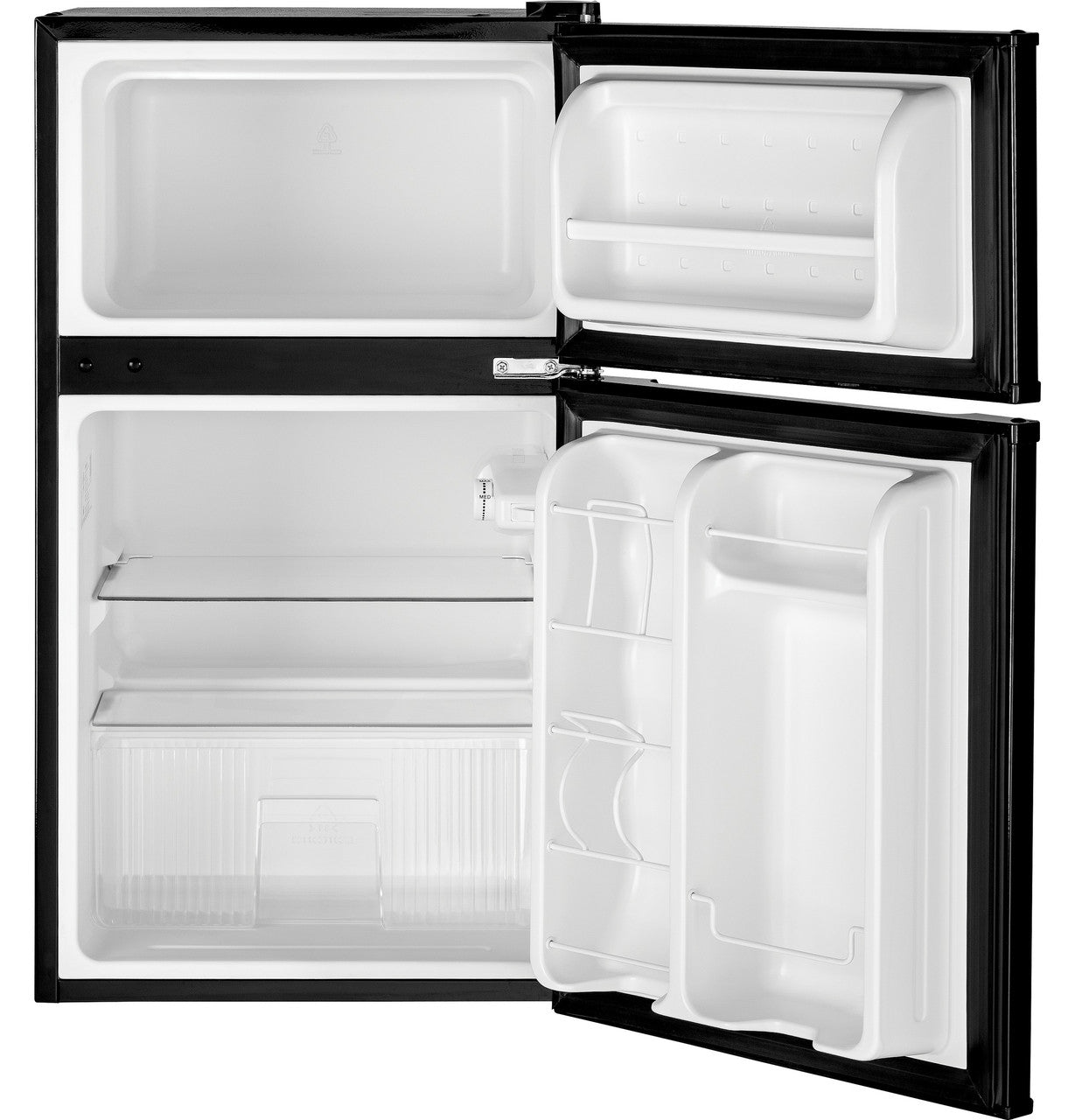 GE - 18 Inch 3.1 cu. ft Compact Refrigerator Refrigerator in Black - GDE03GGKBB