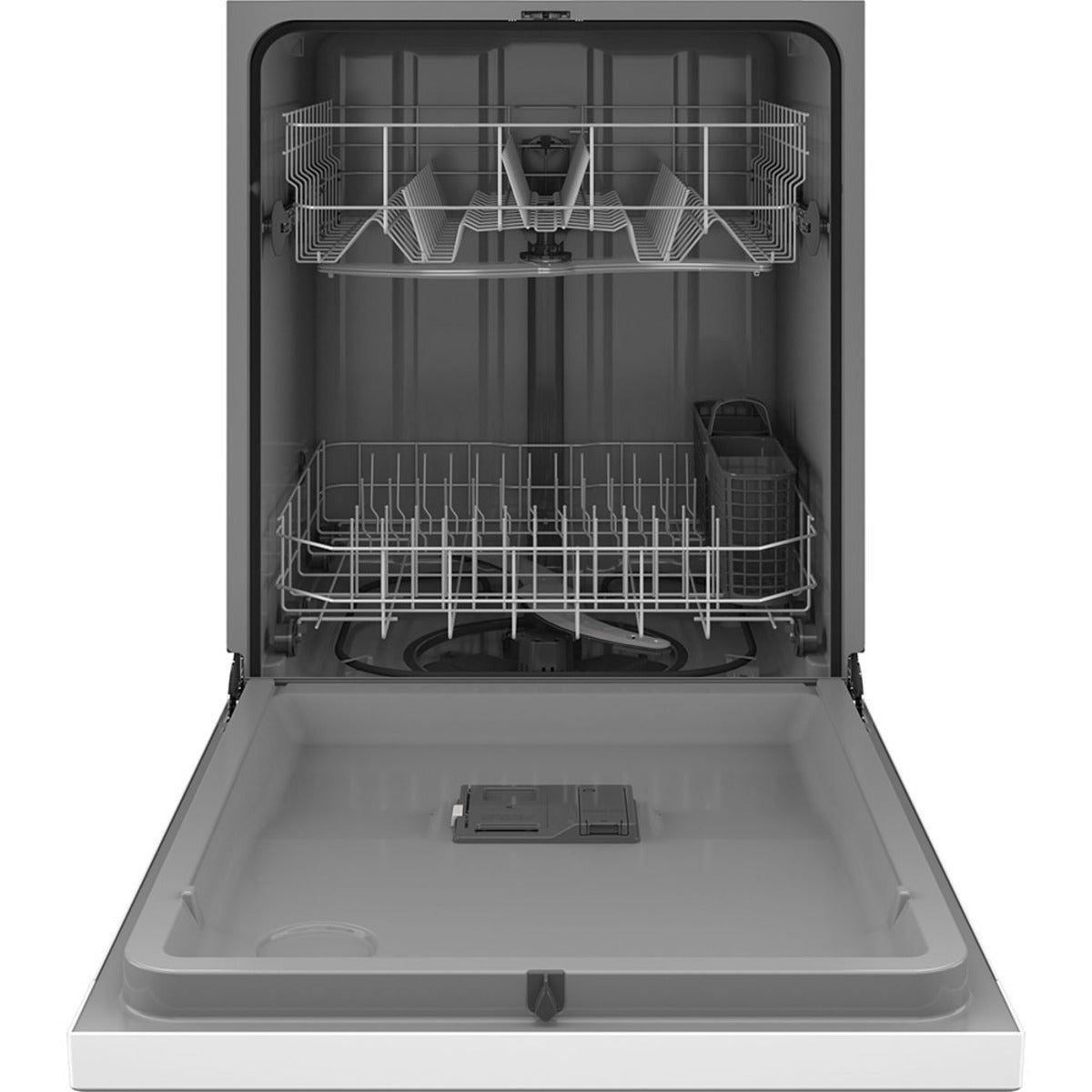GE - 59 dBA Built In Dishwasher in White - GDF510PGRWW