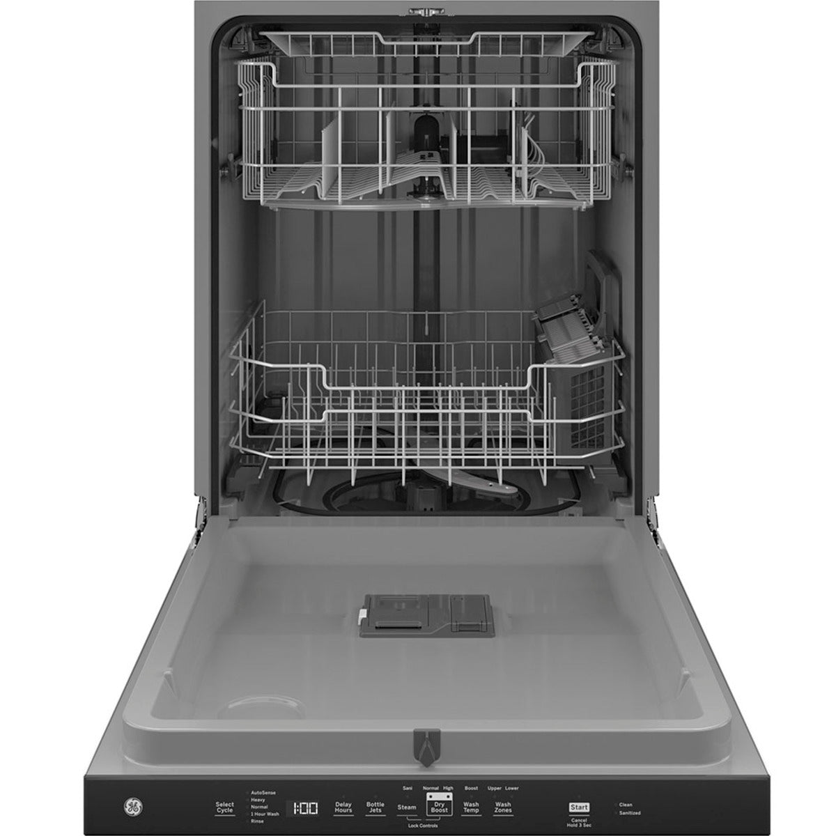 GE - 50 dBA Built In Dishwasher in White - GDP630PGRWW