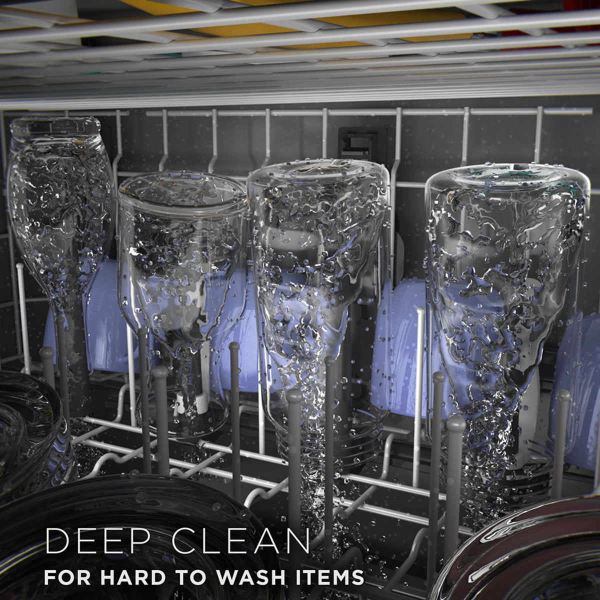 GE - 50 dBA Built In Dishwasher in White - GDP630PGRWW