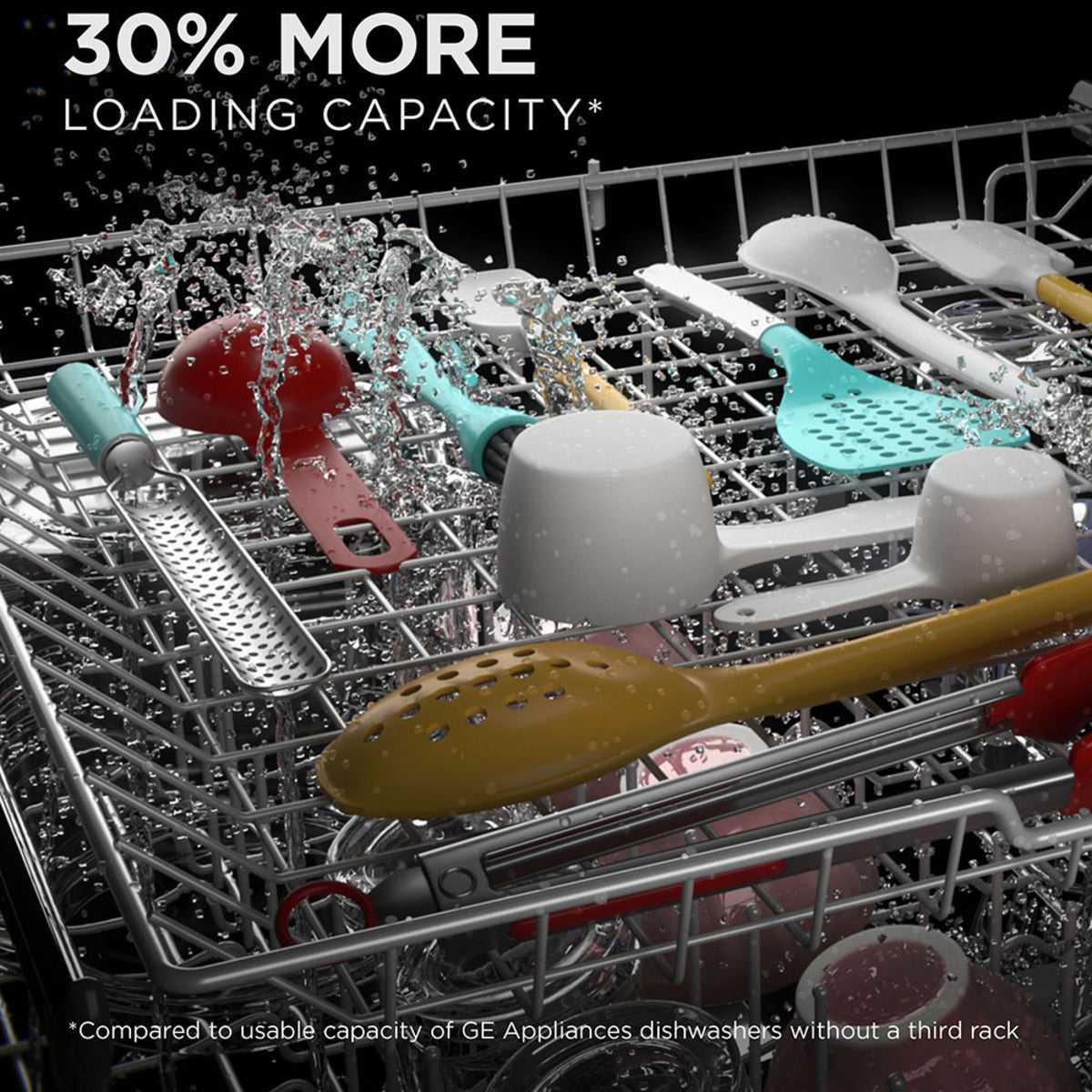 GE - 50 dBA Built In Dishwasher in Stainless - GDP630PYRFS
