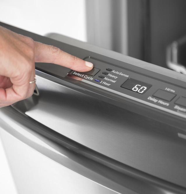 GE - 50 dBA Built In Dishwasher in Stainless - GDT605PSMSS