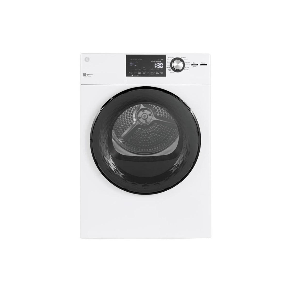 GE - 4.1 cu. Ft Electric Dryer in White - GFD14JSINWW