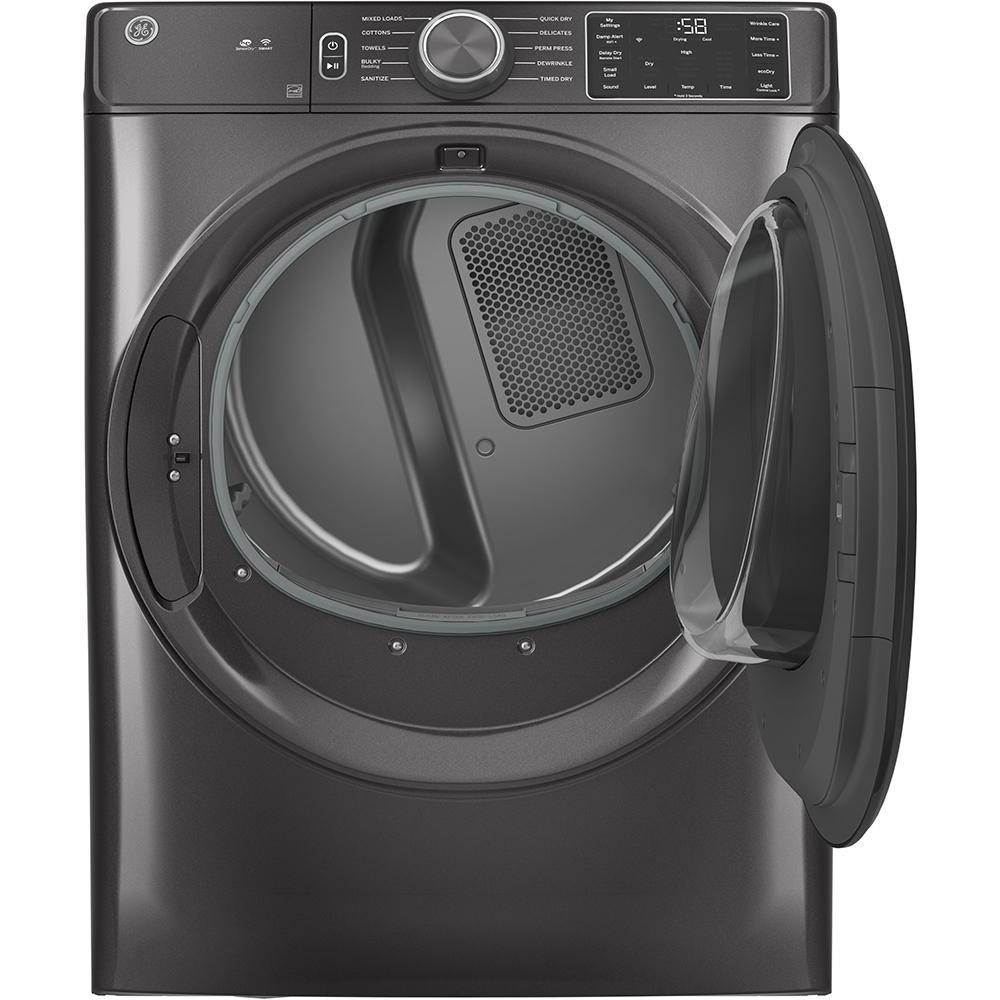 GE - 7.8 cu. Ft Electric Dryer in Grey - GFD55ESMNDG