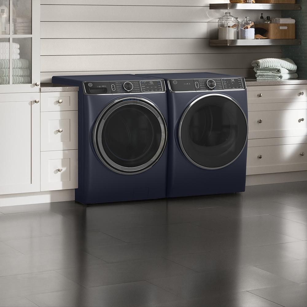 GE - 7.8 cu. Ft Electric Dryer in Blue - GFD85ESMNRS