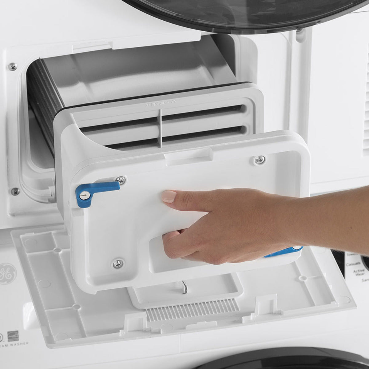 GE - 4.1 cu. Ft Electric Dryer in White - GFT14JSIMWW