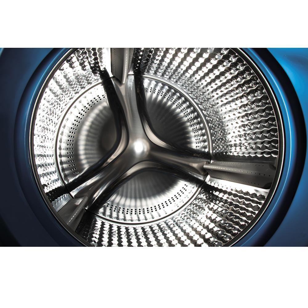 GE - 5.5 cu. Ft Front Load Washer in Grey - GFW550SMNDG