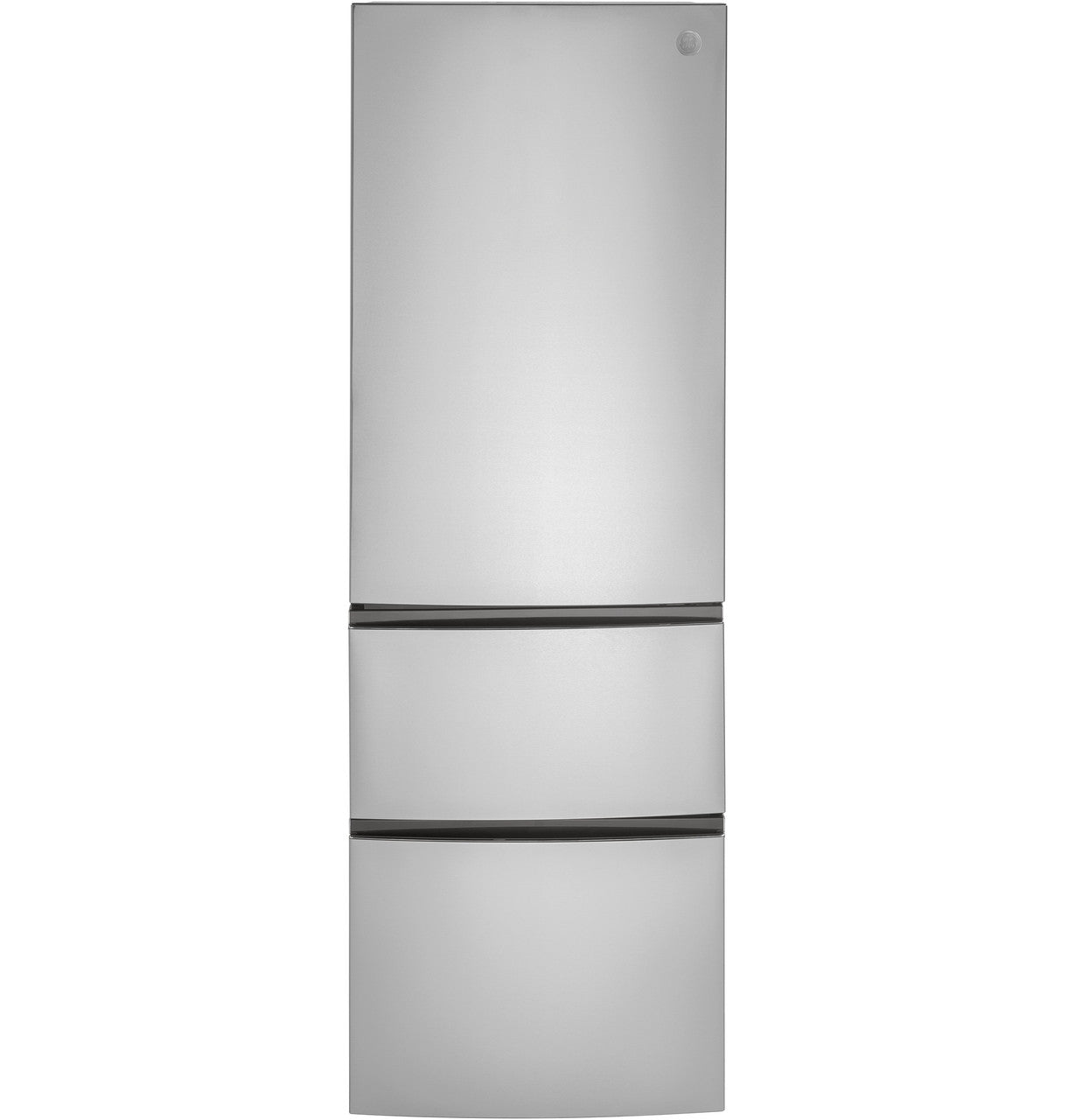 GE - 23.5 Inch 11.9 cu. ft Bottom Mount Refrigerator in Stainless - GLE12HSPSS