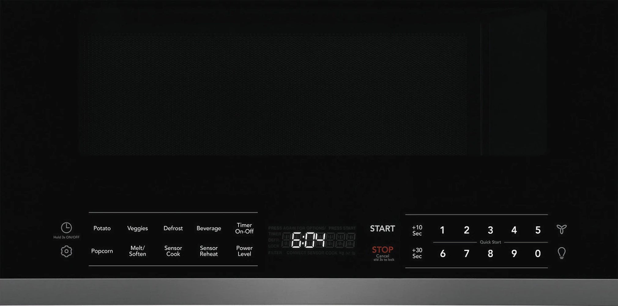 Frigidaire Gallery - 1.9 cu. Ft Over the range Microwave in Black Stainless - GMOS1964AD