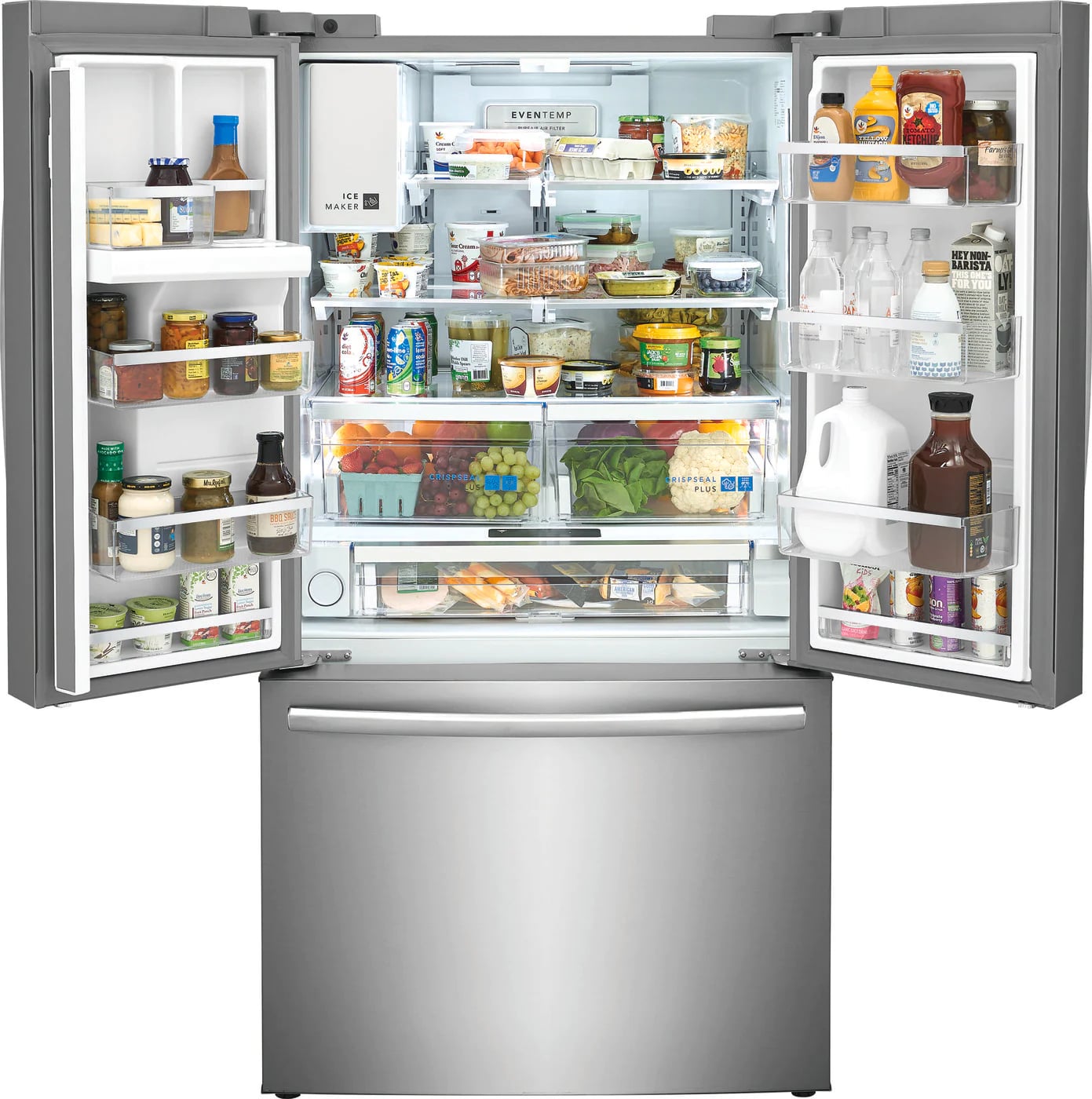 Frigidaire Gallery - 36 Inch 27.8 cu. ft French Door Refrigerator in Stainless - GRFS2853AF