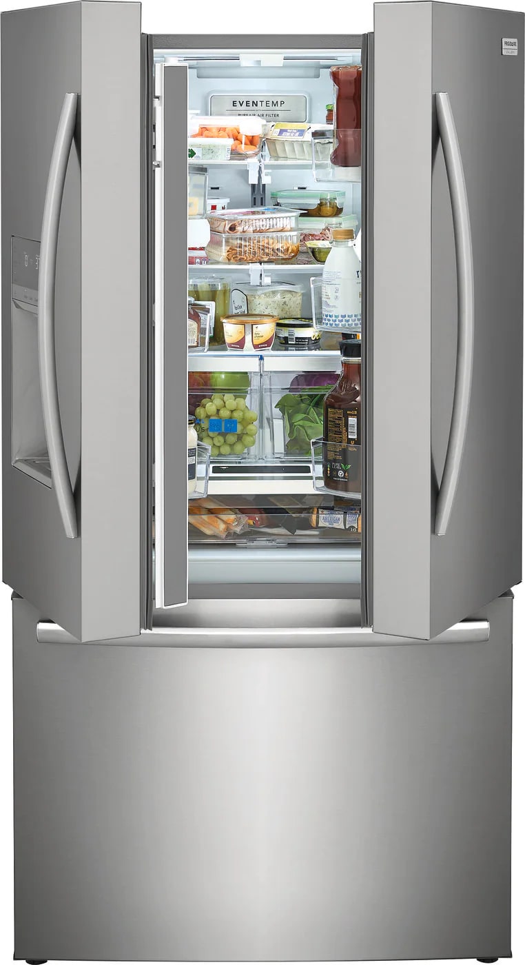 Frigidaire Gallery - 36 Inch 27.8 cu. ft French Door Refrigerator in Stainless - GRFS2853AF