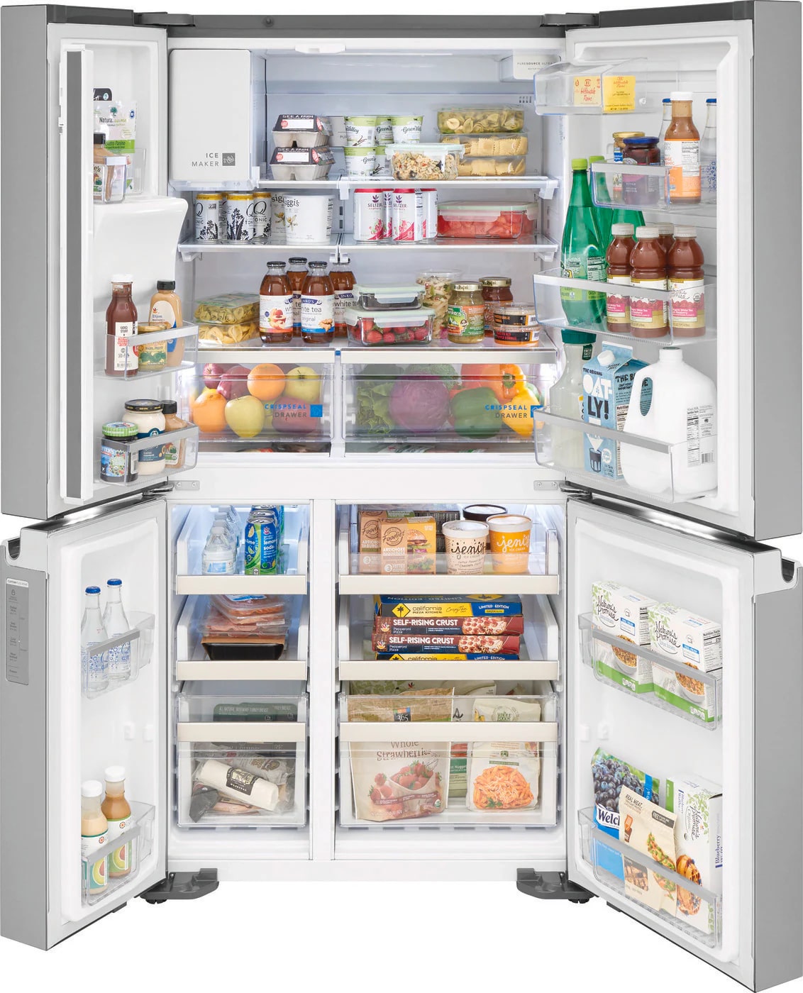 Frigidaire Gallery - 36 Inch 21.5 cu. ft 4-Door Refrigerator in Stainless - GRQC2255BF