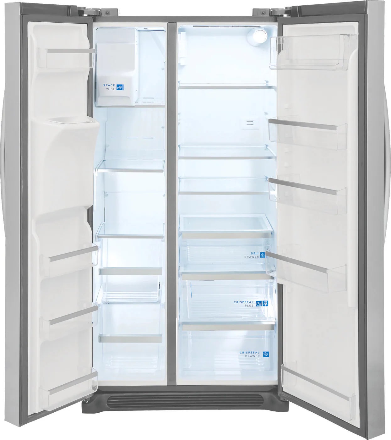 Frigidaire Gallery - 36.2 Inch 22.3 cu. ft Side by Side Refrigerator in Stainless - GRSC2352AF