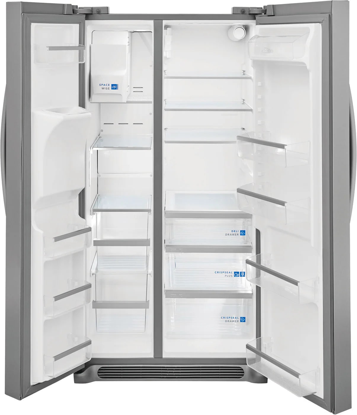 Frigidaire Gallery - 36.2 Inch 25.6 cu. ft Side by Side Refrigerator in Stainless - GRSS2652AF
