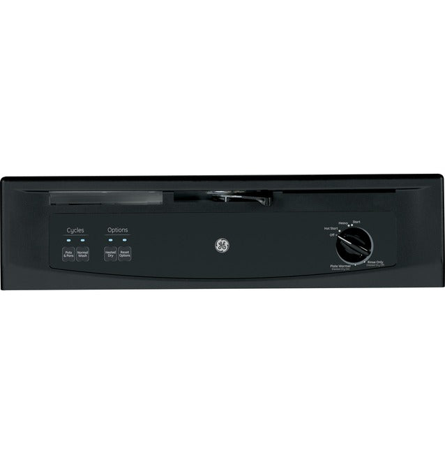 GE - 64 dBA Portable Dishwasher in Black - GSC3500DBB