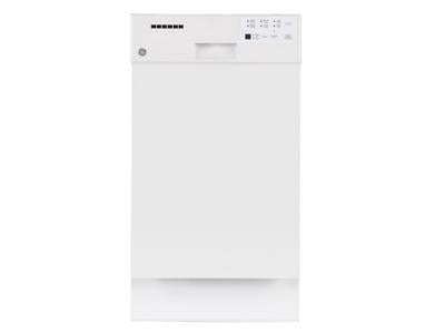 GE - 55 dBA Built In Dishwasher in White - GSM1800VWW