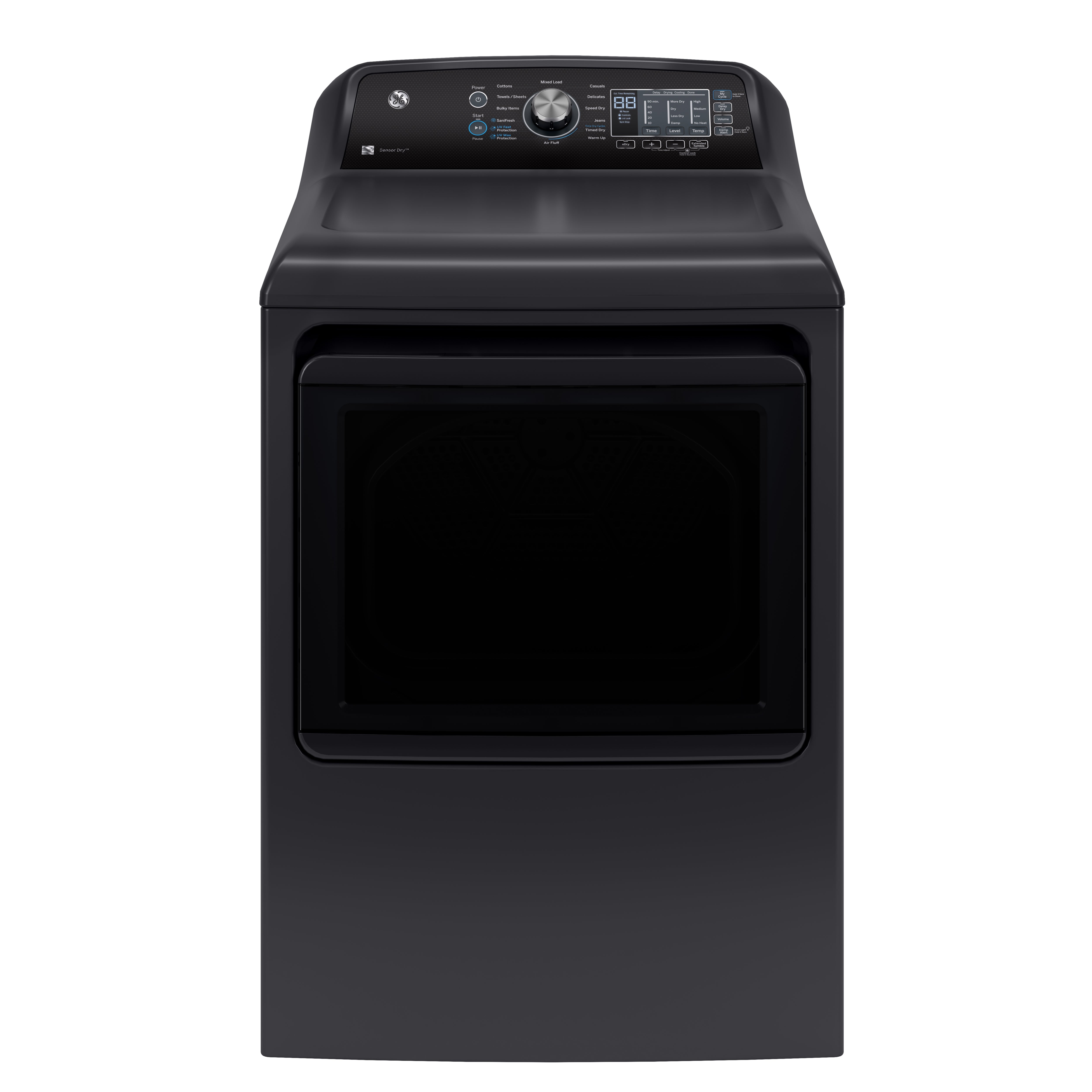 GE - 7.4 cu. Ft Electric Dryer in Grey - GTD69EBPTDG