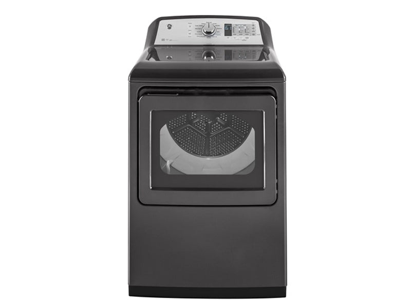 GE - 7.4 cu. Ft Electric Dryer in Grey - GTD75ECMLDG