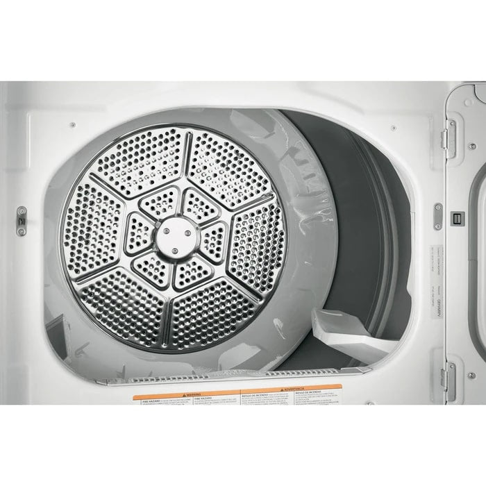 GE - 7.4 cu. Ft Electric Dryer in White - GTD75ECMLWS