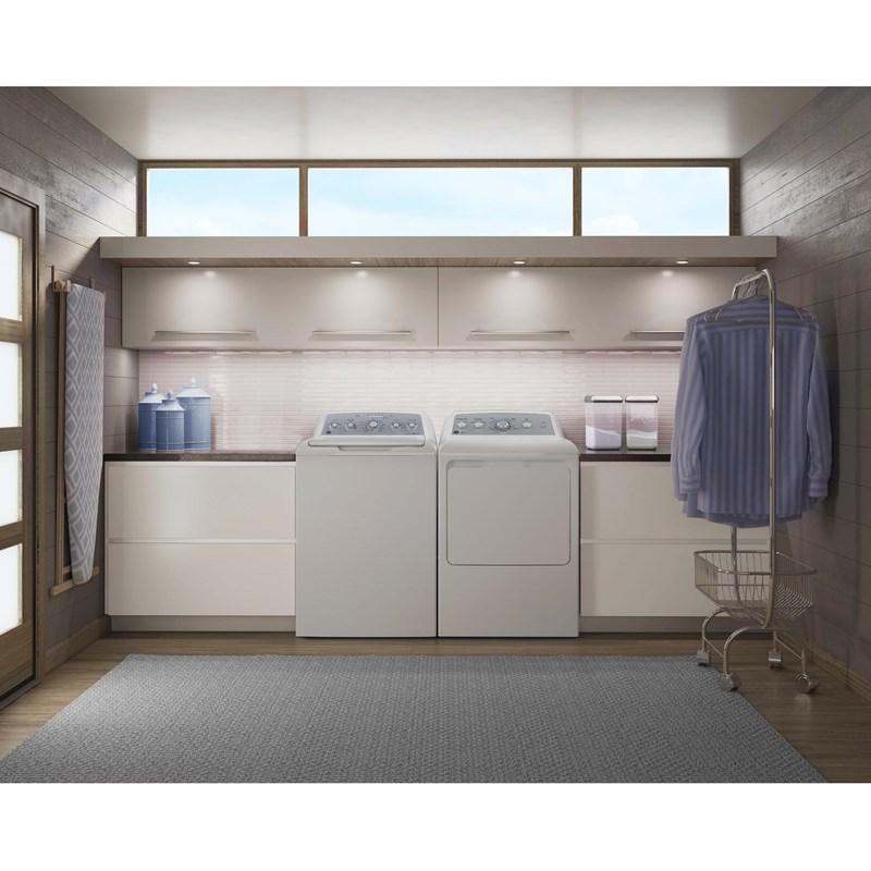 GE - 4.9 cu. Ft Top Load Washer in White - GTW485BMKWS