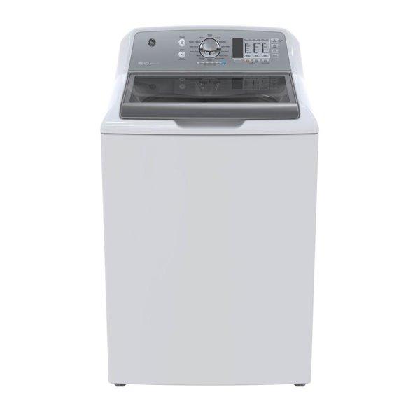 GE - 5.3 cu. Ft Top Load Washer in White - GTW680BMMWS