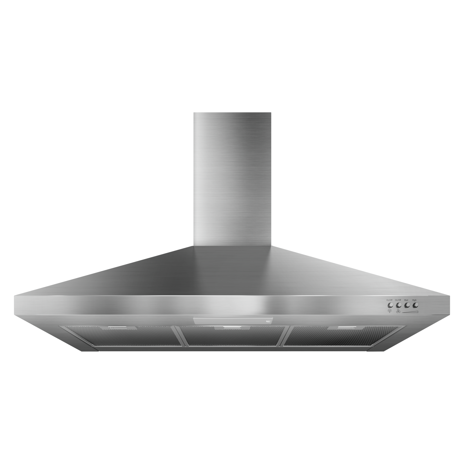 Whirlpool - 36 Inch 300 CFM Wall Mount and Chimney Range Vent in Stainless - GXW7336DXS