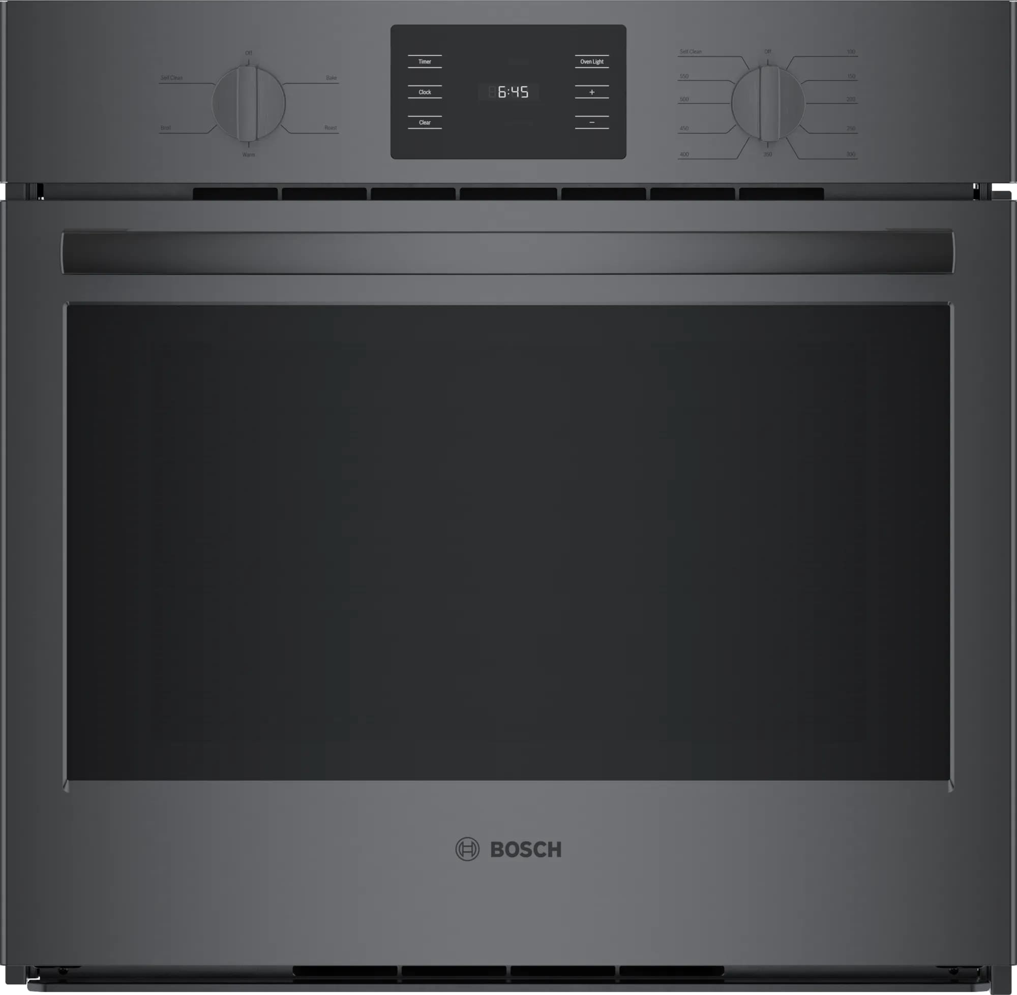 Bosch - 4.6 cu. ft Single Wall Oven in Black Stainless - HBL5344UC