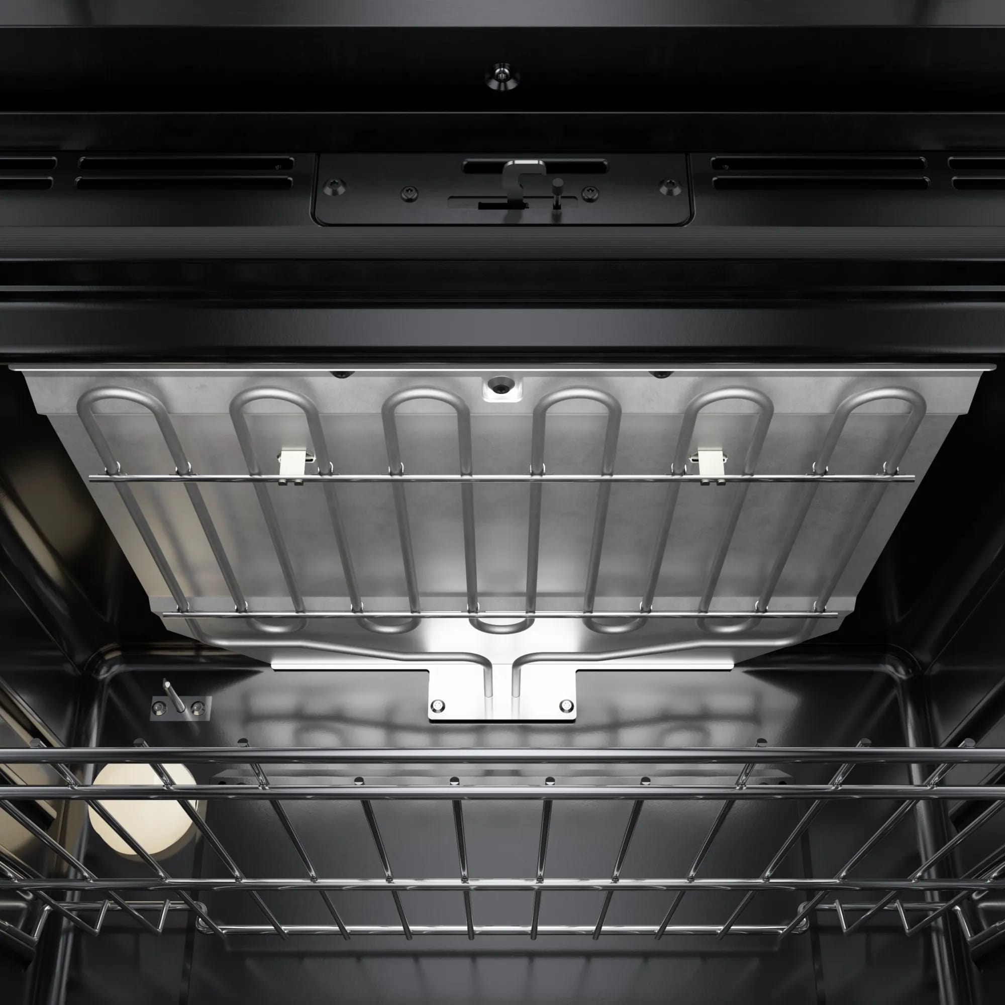 Bosch - 4.6 cu. ft Single Wall Oven in Black Stainless - HBL5344UC