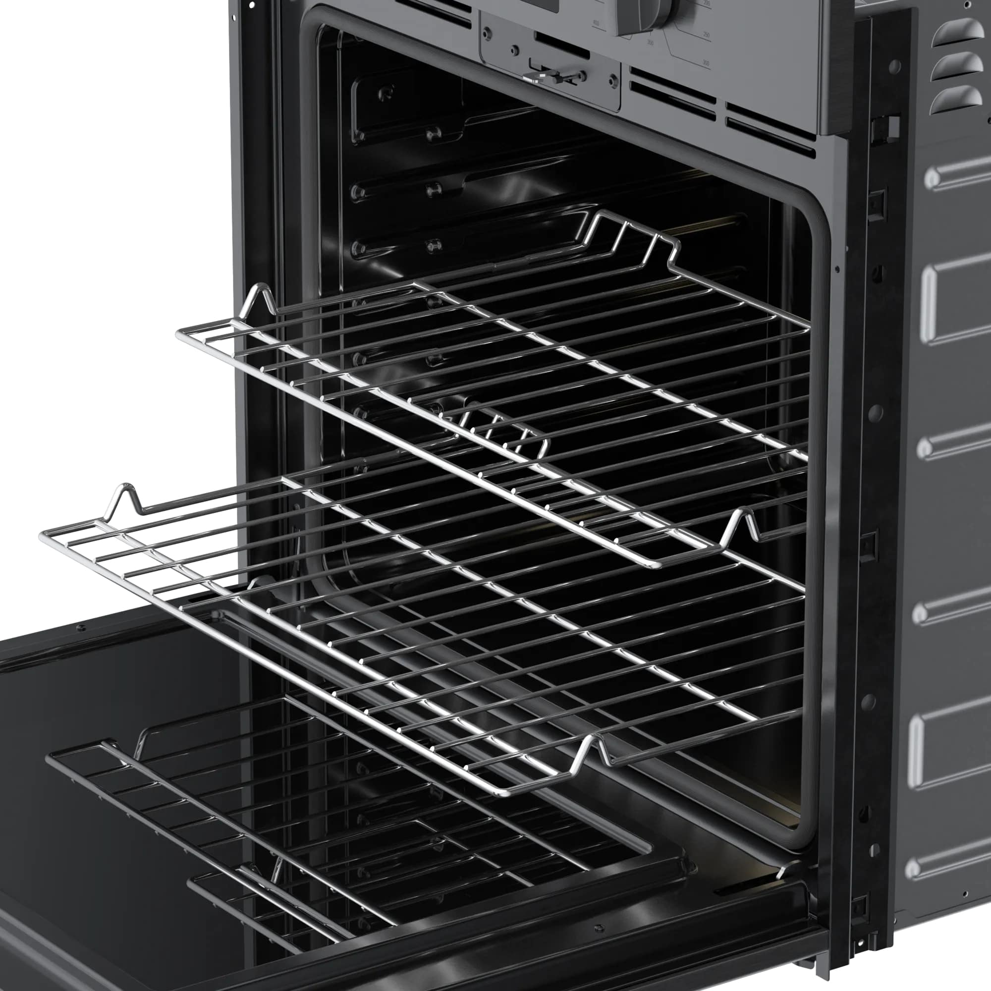 Bosch - 4.6 cu. ft Single Wall Oven in Black Stainless - HBL5344UC