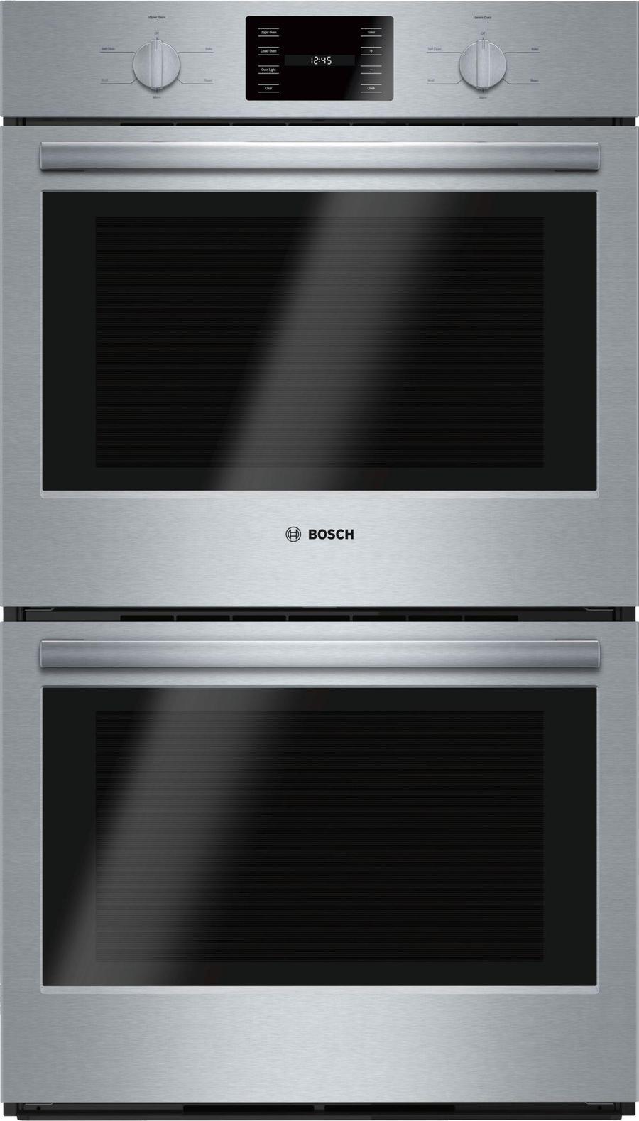 Bosch - 4.6 cu. ft Double Wall Oven in Stainless - HBL5551UC