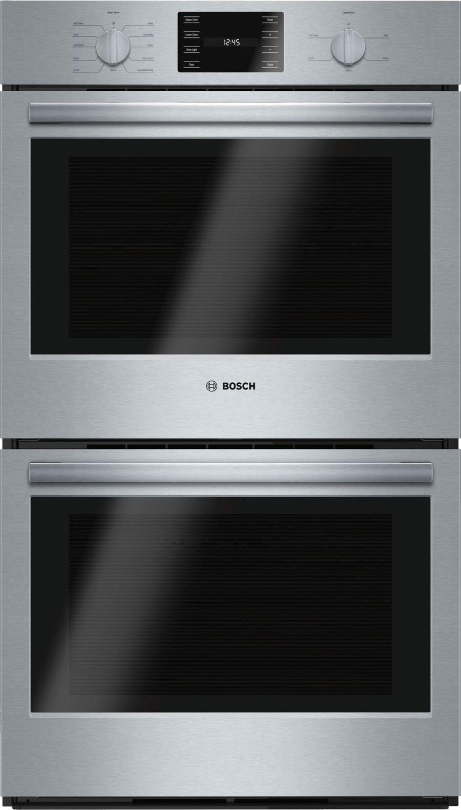 Bosch - 4.6 cu. ft Double Wall Oven in Stainless - HBL5651UC