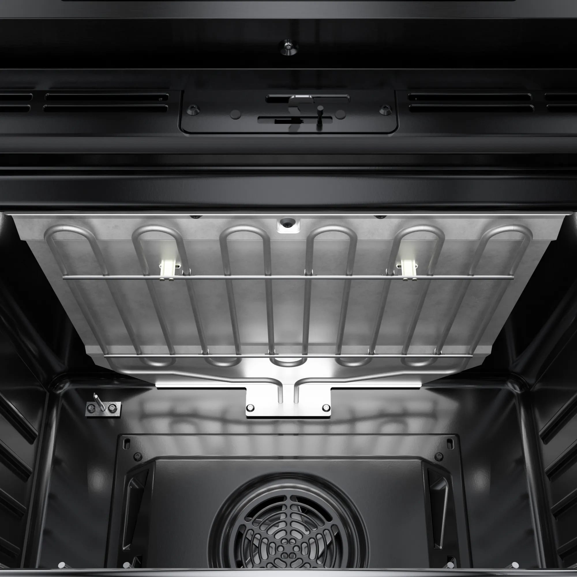 Bosch - 4.6 cu. ft Single Wall Oven in Black Stainless - HBL8444RUC