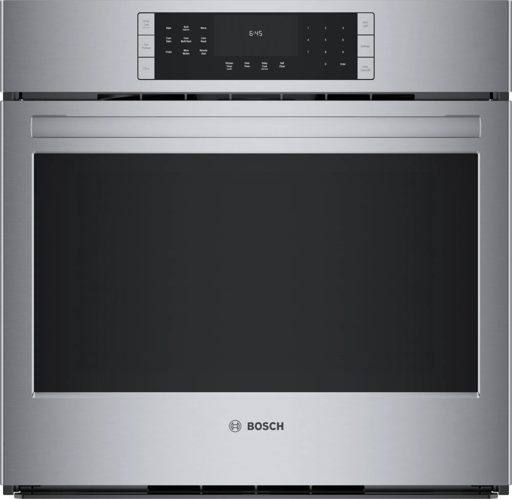 Bosch - 4.6 cu. ft Single Wall Oven in Stainless - HBL8454UC
