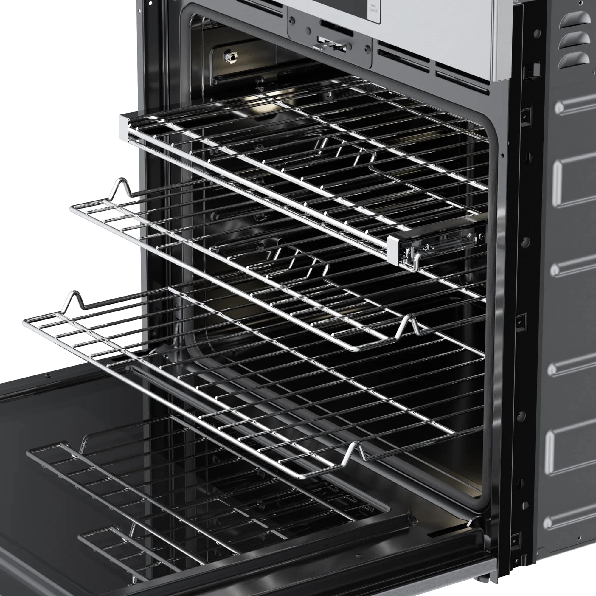 Bosch - 4.6 cu. ft Single Wall Oven in Stainless - HBL8454UC