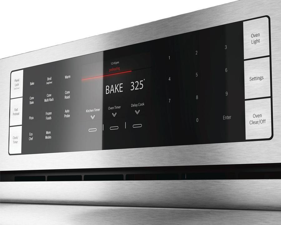 Bosch - 4.6 cu. ft Single Wall Oven in Stainless Steel - HBLP451UC