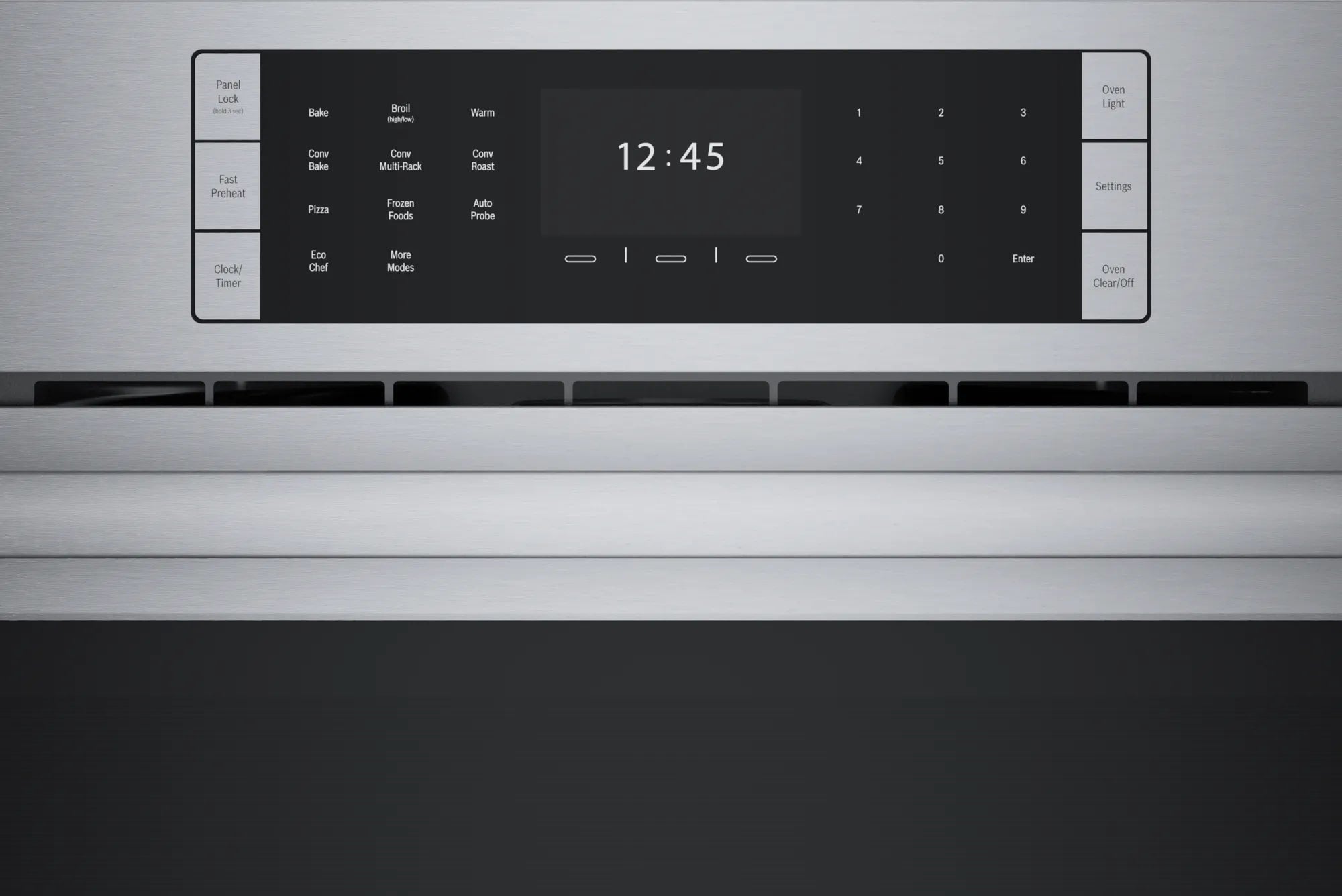 Bosch - 4.6 cu. ft Single Wall Oven in Stainless - HBLP454UC