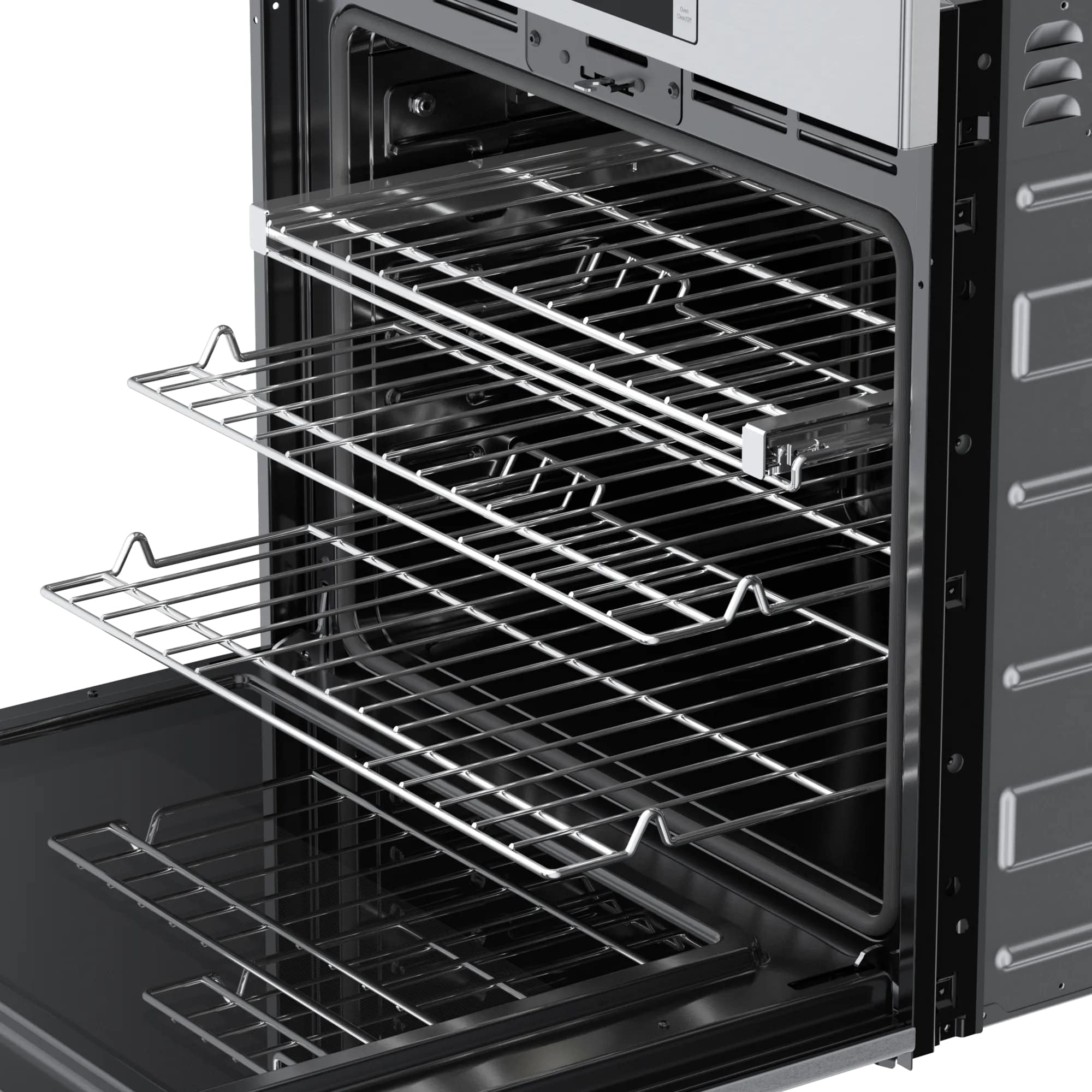 Bosch - 4.6 cu. ft Single Wall Oven in Stainless - HBLP454UC