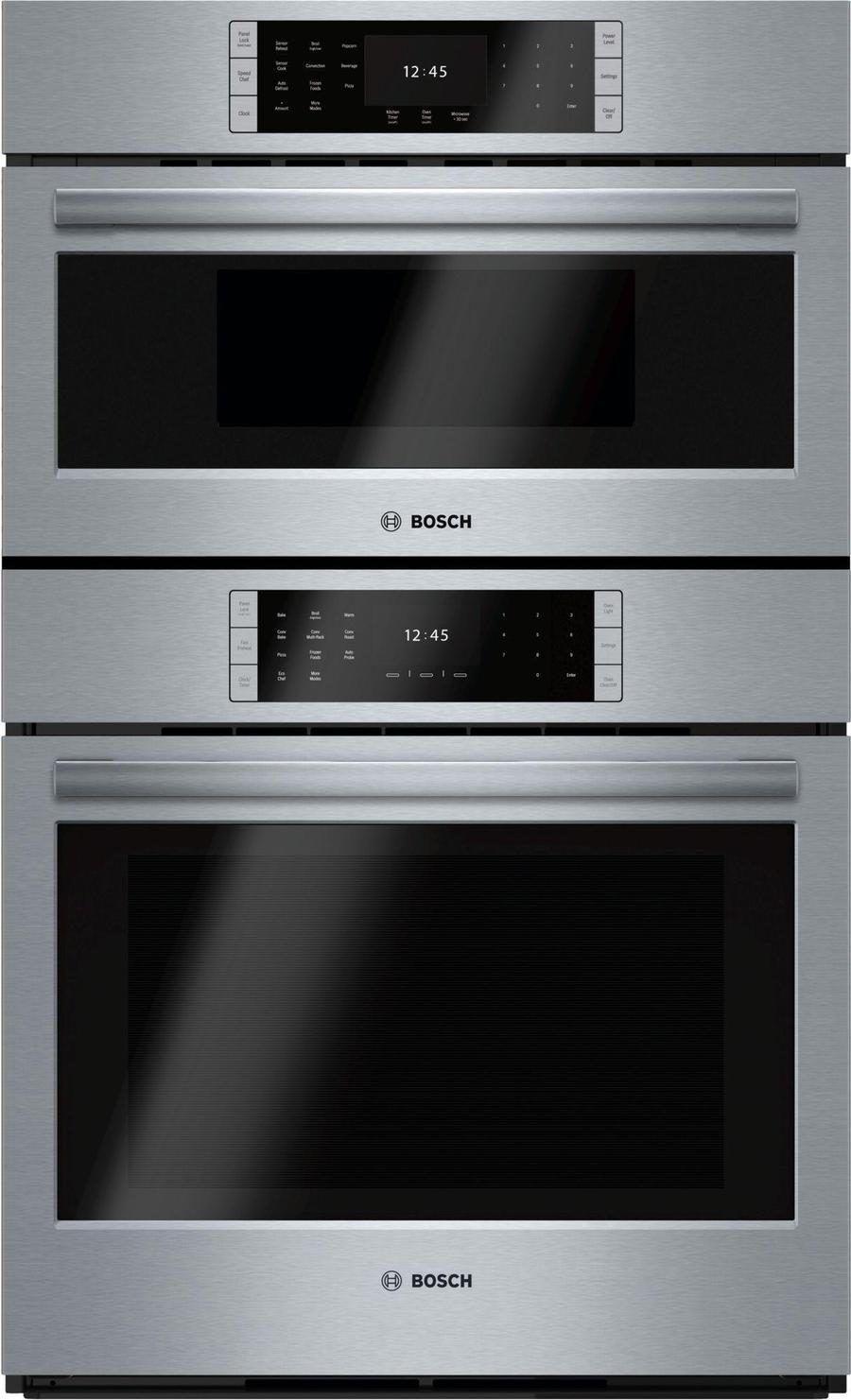 Bosch - 4.6 cu. ft Combination Wall Oven in Stainless Steel - HBLP752UC