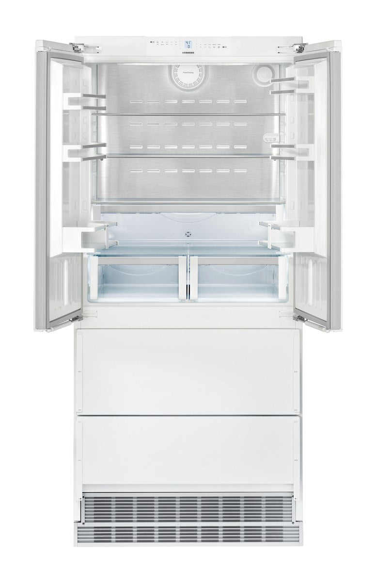Liebherr - 36 Inch 19.5 cu. ft Built In / Integrated French Door Refrigerator in Panel Ready - HC2082