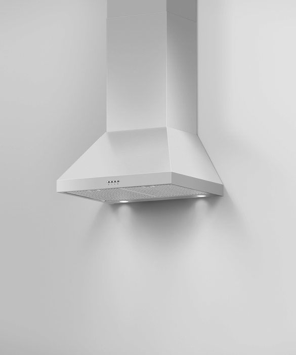 Fisher Paykel - 23.5625 Inch 600 CFM Wall Mount and Chimney Range Vent in Stainless - HC24PCX1