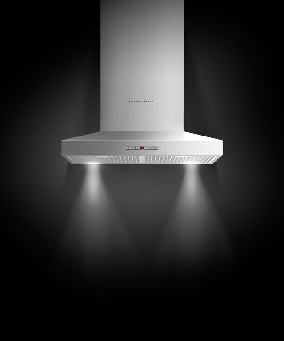 Fisher Paykel - 23.5625 Inch 600 CFM Wall Mount and Chimney Range Vent in Stainless - HC24PHTX1 N