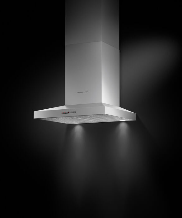 Fisher Paykel - 23.5625 Inch 600 CFM Wall Mount and Chimney Range Vent in Stainless - HC24PHTX1 N