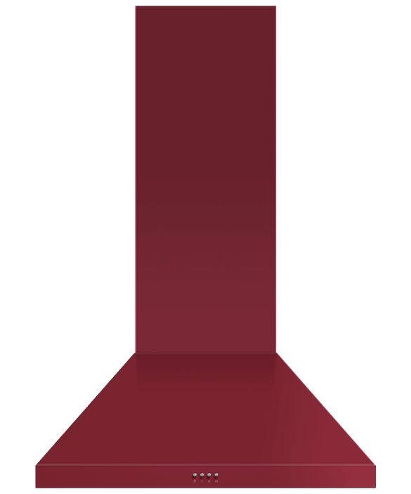 Fisher Paykel - 29.75 Inch 600 CFM Wall Mount and Chimney Range Vent in Red - HC30PCR1