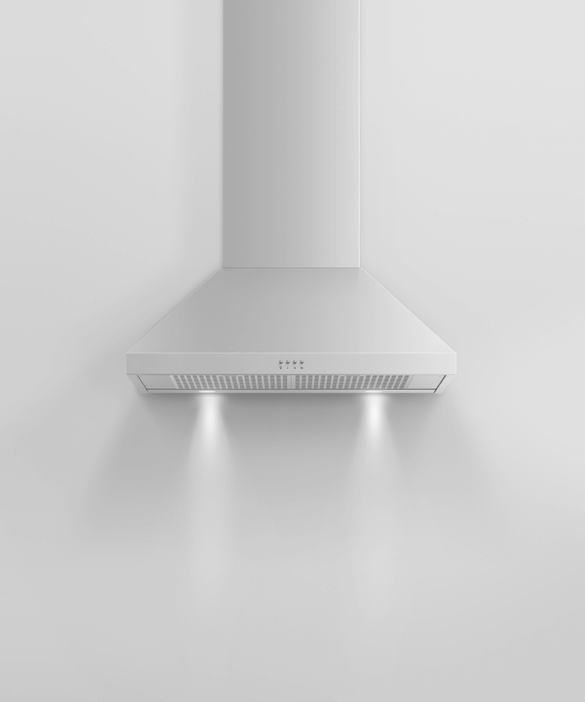Fisher Paykel - 29.75 Inch 600 CFM Wall Mount and Chimney Range Vent in Stainless - HC30PCX1