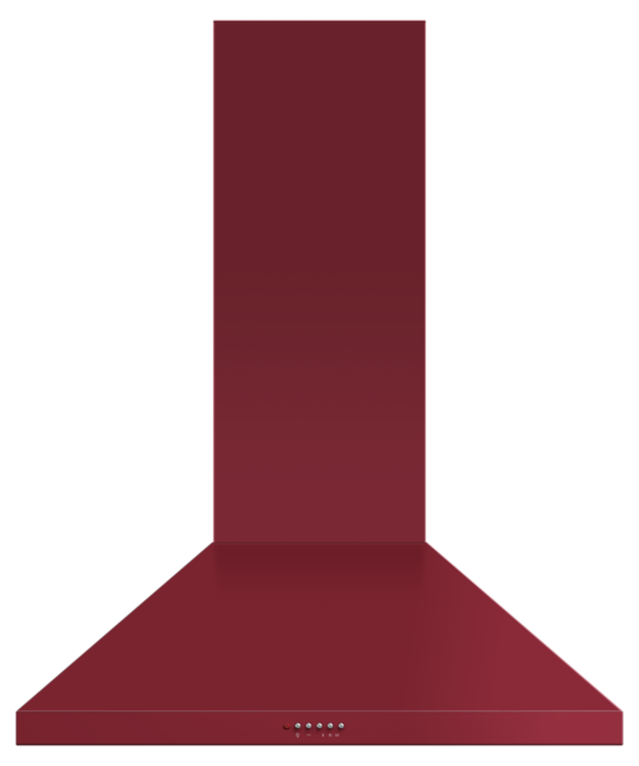 Fisher Paykel - 35.375 Inch 600 CFM Wall Mount and Chimney Range Vent in Red - HC36PCR1