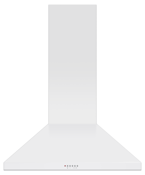 Fisher Paykel - 35.375 Inch 600 CFM Wall Mount and Chimney Range Vent in White - HC36PCW1